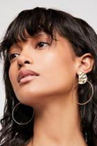 Nectar Nectar Thatch Hoop Earrings By Nectar Nectar Jewelry At Free People